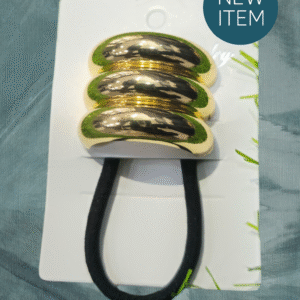 metallic dome hair band