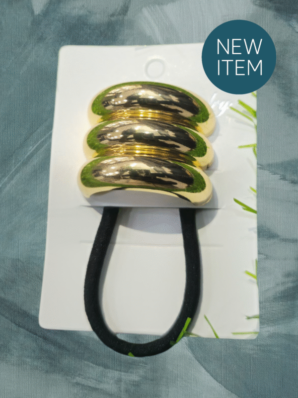 metallic dome hair band