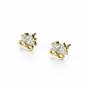 Butterfly Sparkle Stud Earrings
