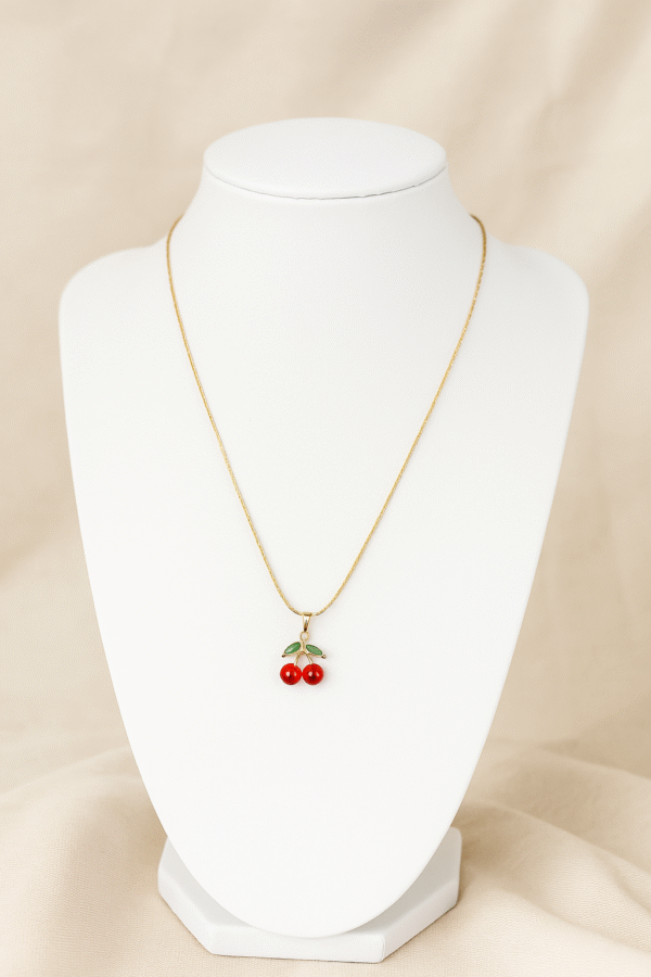 Cherry Pendant Necklace