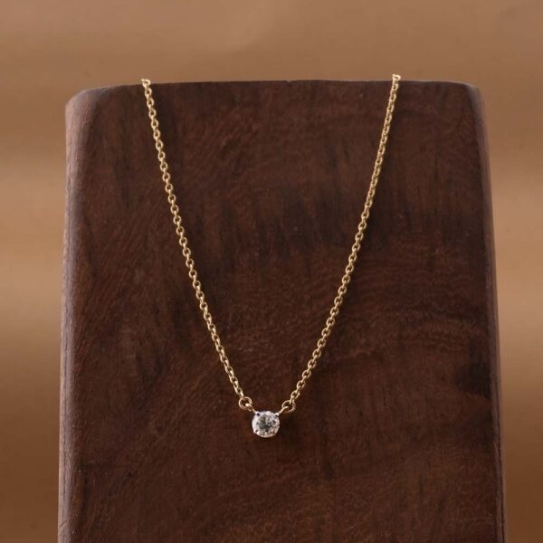 Solitaire Pendant Necklace