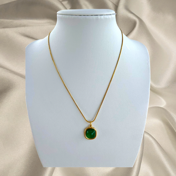 Green Gemstone Pendant
