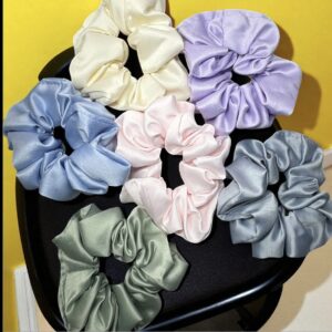 satin scrunchies