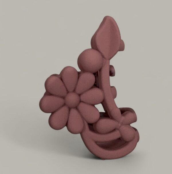 Matte Flower Claw Clip - Image 4