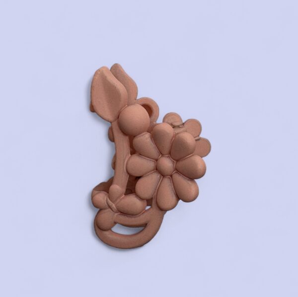Matte Flower Claw Clip - Image 2