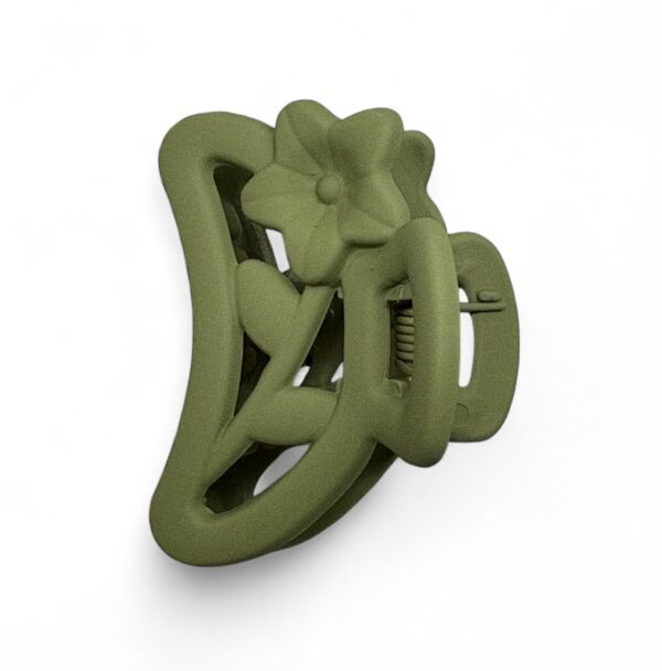 Floral Matte Claw Clip - Image 4