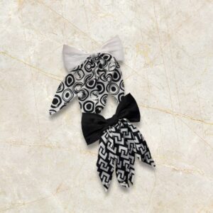 Elegant Duo Bow Hair Clip