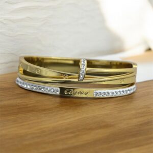 nail & Crystal Designer Bangle small