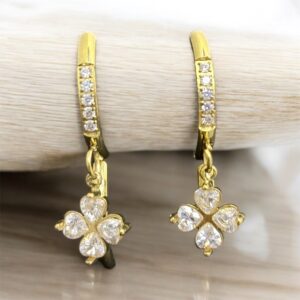 Sparkling Clover earrings