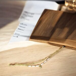 Gold & Pearl Layered Bracelet