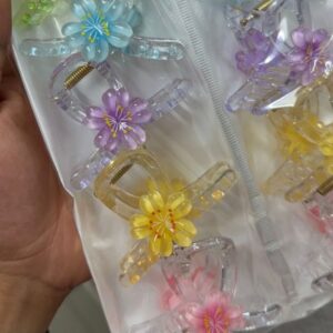 cherry blossom hair claw clips