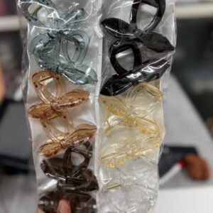 water color hair claw