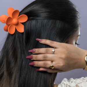 cute daisy flower hair claw clips